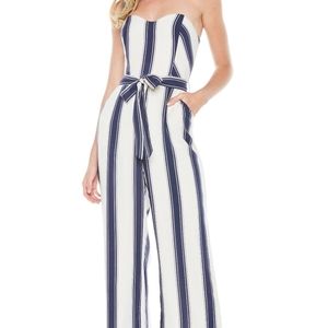 Vertical Striped Jumpsuit